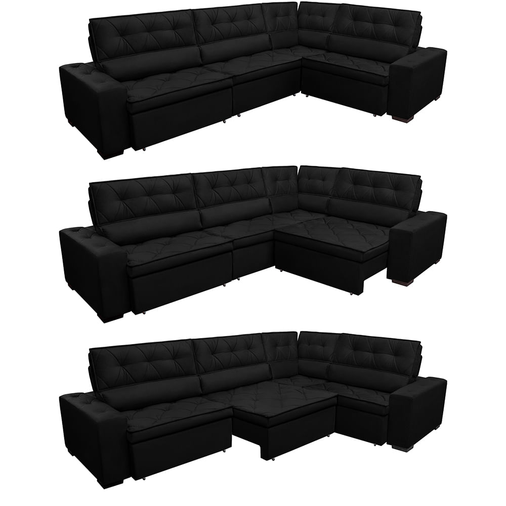 7_sofa_canto_retratil_reclinavel_agnus_preto_aberto